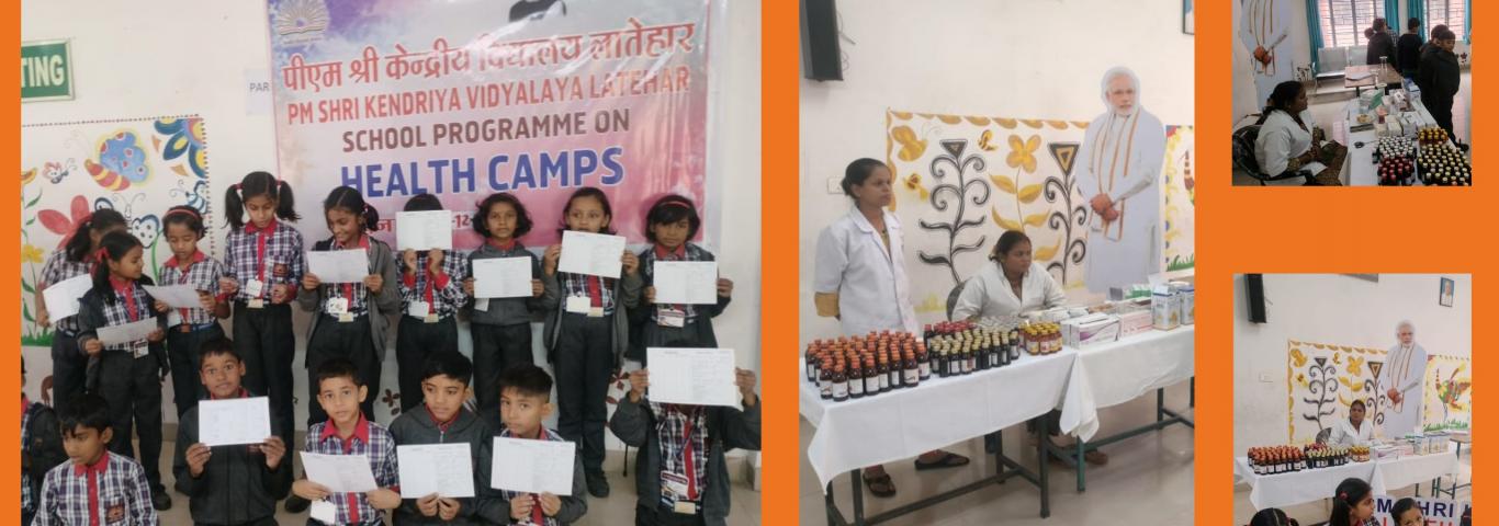 Health Camp at PM Shri Kendriya Vidyalaya Latehar
